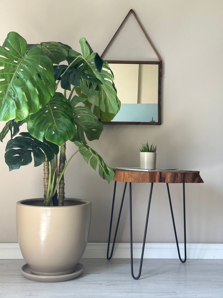 Klasik Saksı Tabaklı-Bej