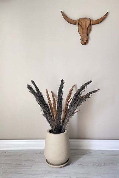 20 Litre Orta Boy LENA kumlu Saksı Tabaklı Yükseklik 32cm Çap 22cm