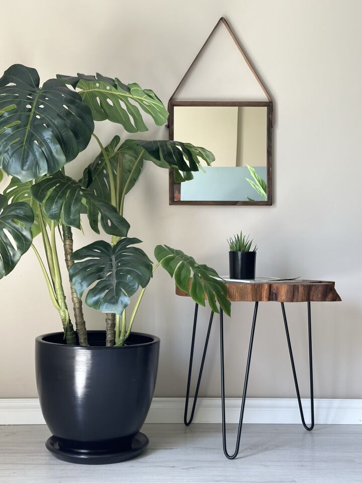 60 Litre Büyük Boy Klasik Saksı Tabaklı Yükseklik 46cm Çap 46cm