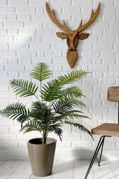 Ahşap Geyik Kafası Ceviz