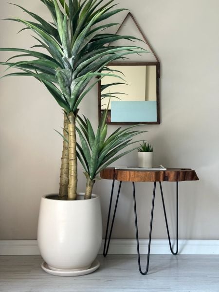 50 Litre Büyük Boy Armut Saksı Tabaklı Yükseklik:44cm Çap:27cm