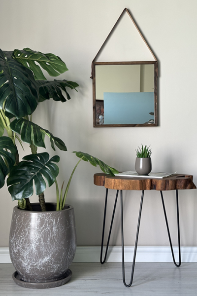 Armut Saksı Mia- Vizon Mermer Desenli