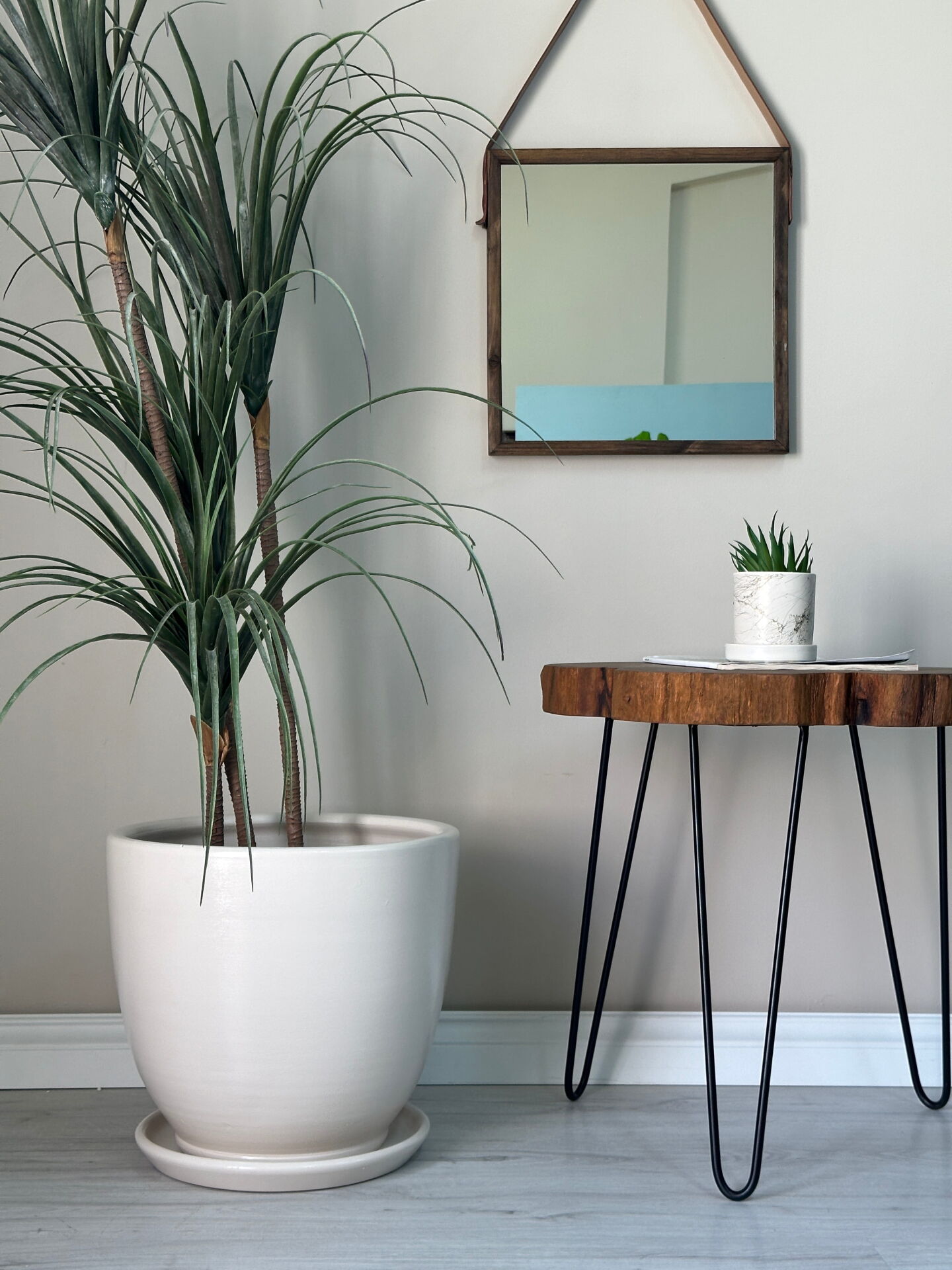 Klasik Saksı Tabaklı-Ekru