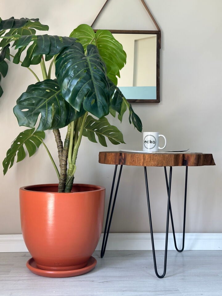 Klasik Saksı Tabaklı-Kiremit