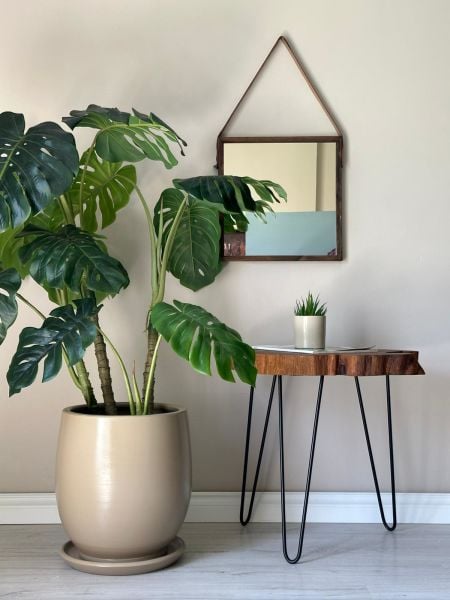 45 Litre Büyük Boy Armut Saksı Tabaklı Yükseklik:40cm Çap:32cm