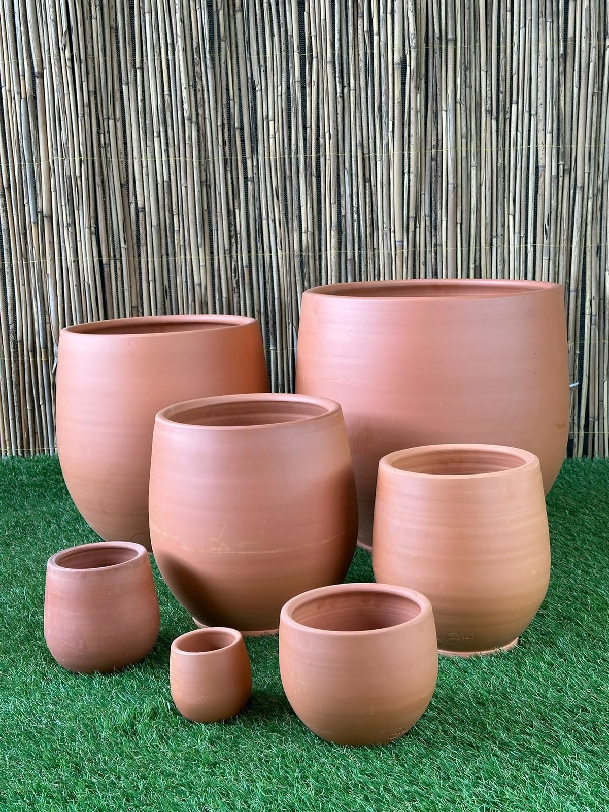 Armut Modeli Doğal El yapımı Terracotta Çömlek Saksı Tabaklı