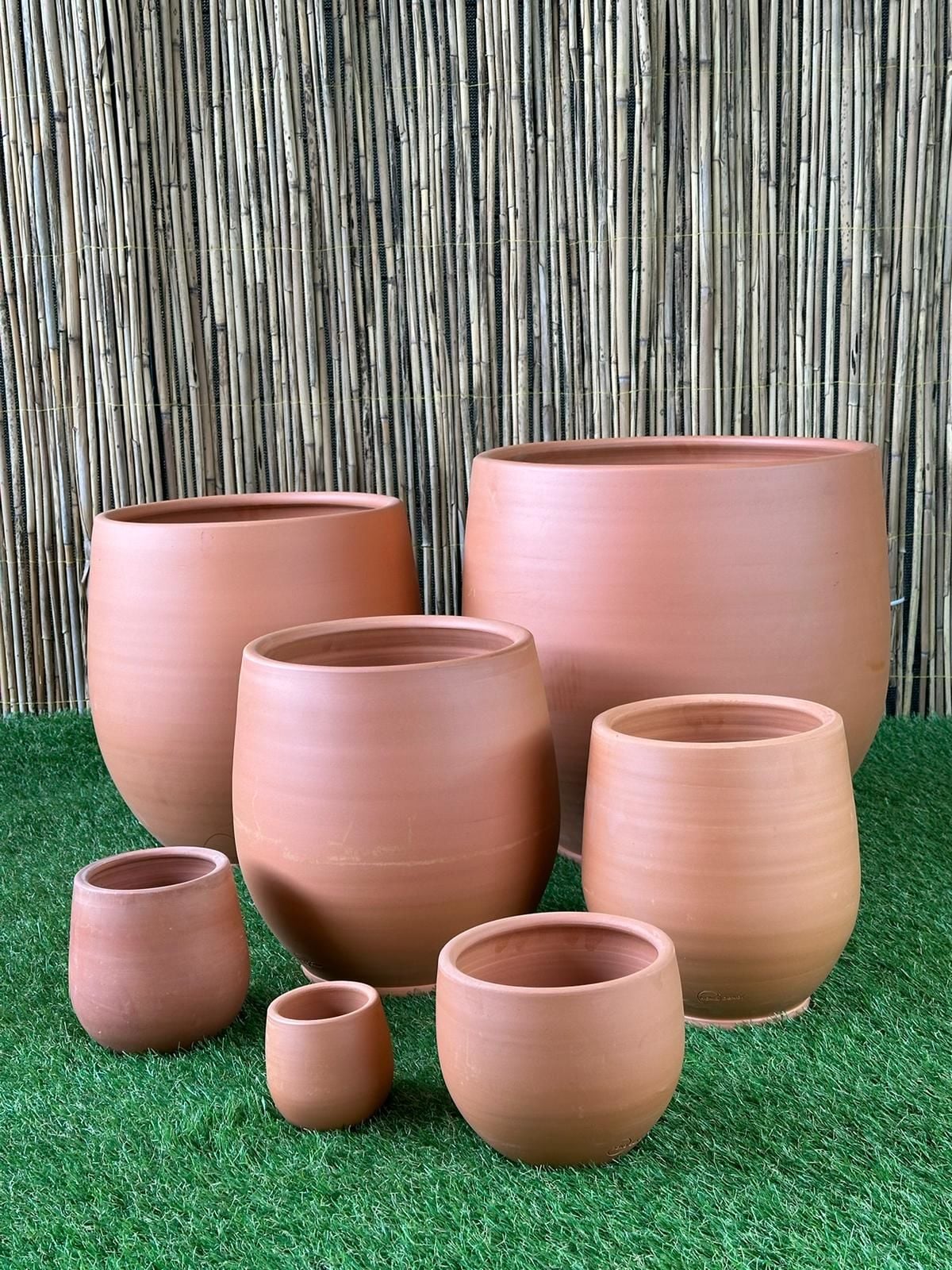 Armut Modeli Doğal El yapımı Terracotta Çömlek Saksı Tabaklı