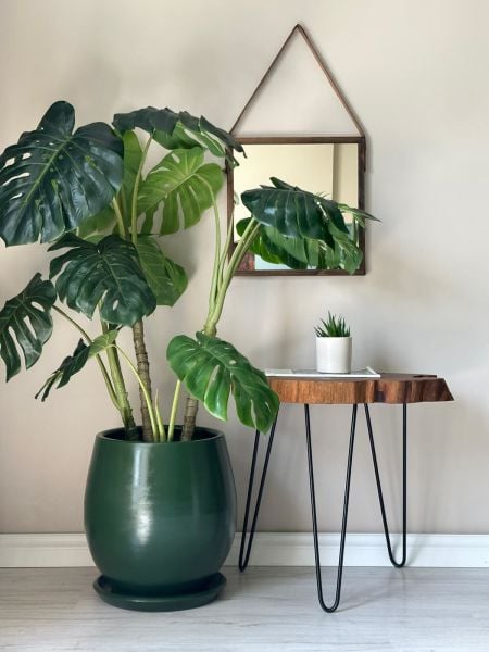 45 Litre Büyük Boy Armut Saksı Tabaklı Yükseklik:40cm Çap:32cm