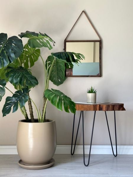 45 Litre Büyük Boy Armut Saksı Tabaklı Yükseklik:40cm Çap:32cm