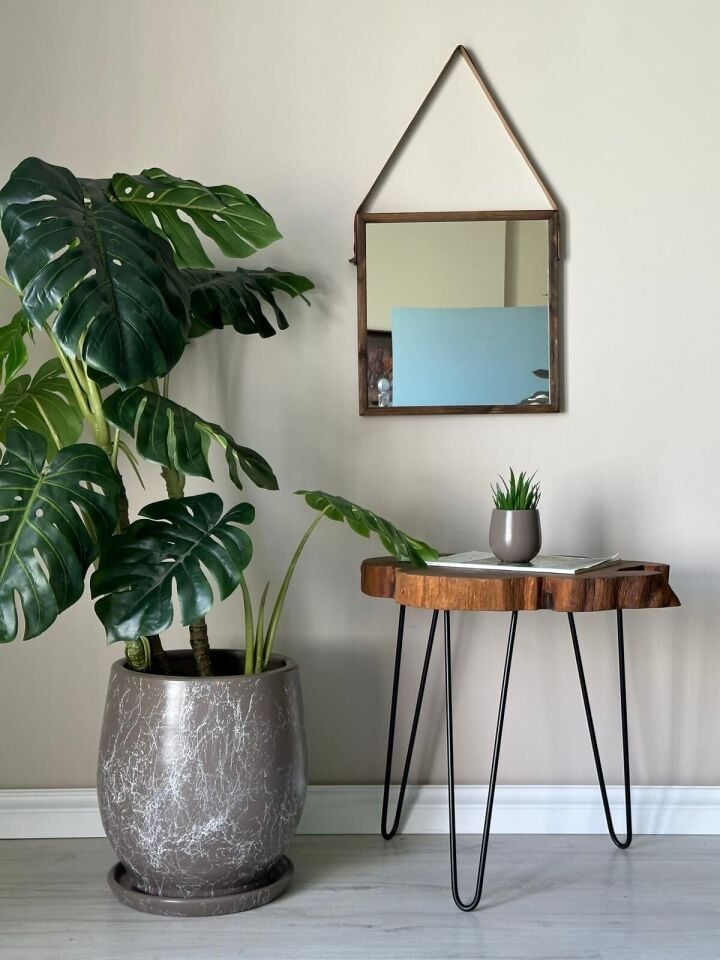 Armut Saksı Tabaklı Yükseklik:32cm Çap:26cm