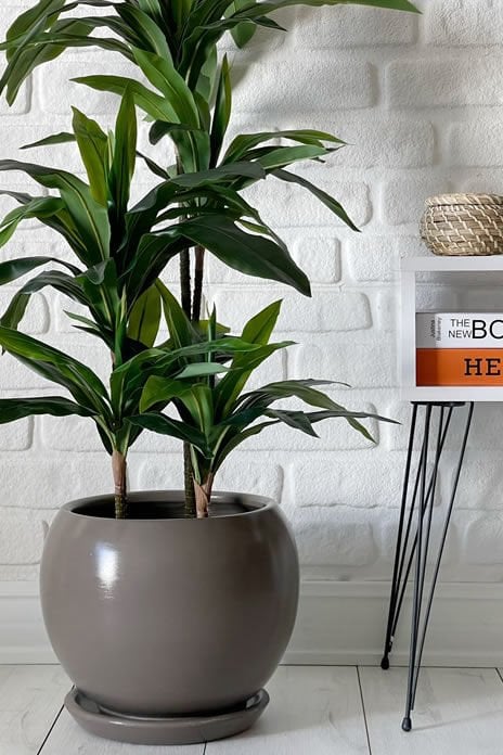 Küre Saksı -Vizon H:43cm X Çap:47cm (60 Litre)