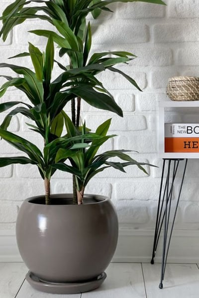Küre Saksı -Vizon H:43cm X Çap:47cm (60 Litre)