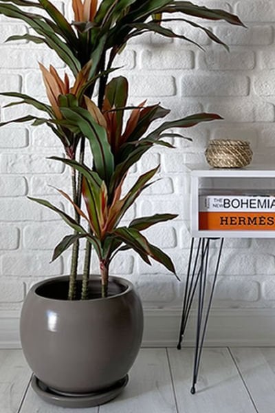Küre Saksı -Vizon H:43cm X Çap:47cm (60 Litre)