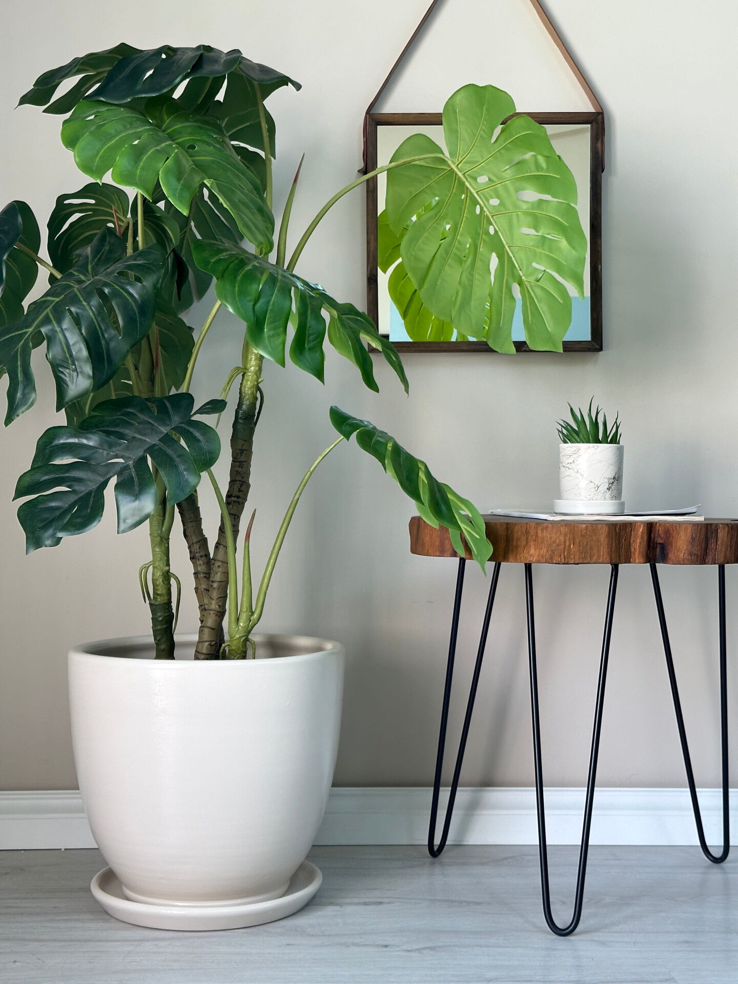 60 Litre Büyük Boy Klasik Saksı Tabaklı Yükseklik 46cm Çap 46cm