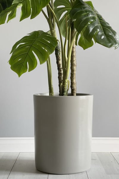 Silindir Saksı -Granit H:30cm X Çap: 25cm (20 Litre)