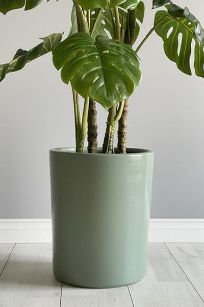 Silindir Saksı -Mint Yeşili