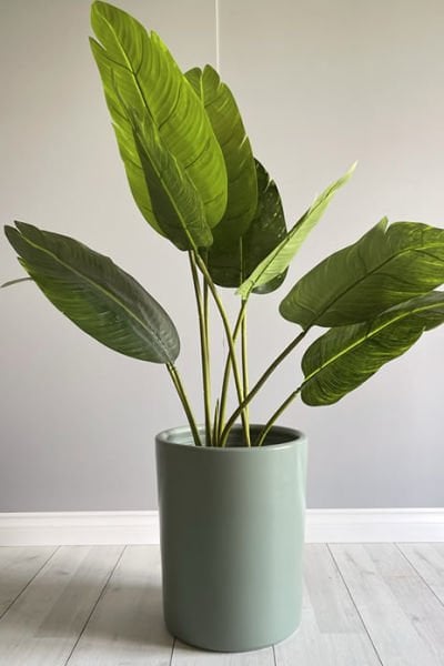 Silindir Saksı -Mint Yeşili