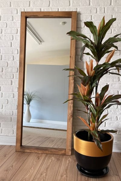 Odka Ahşap Çerçeve 175cmX70cm Ceviz Renk (Aynasız)