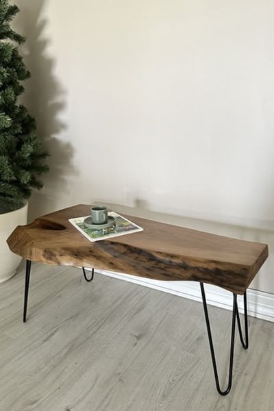Odka Orta Sehpa Ceviz Ağacı 100cmX50cmX5cm